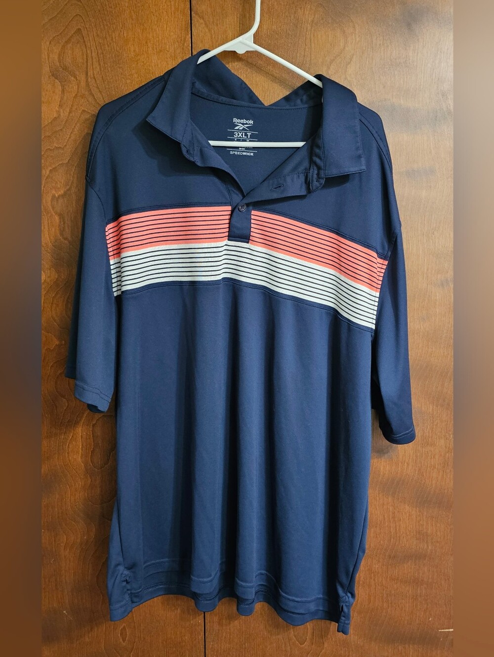 3XLT Reebok Golf Polo Speedwick